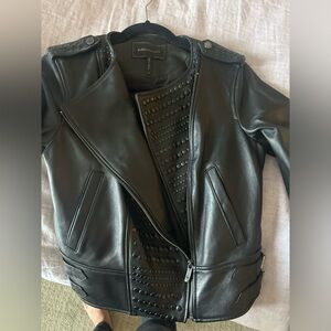 BCBG leather jacket